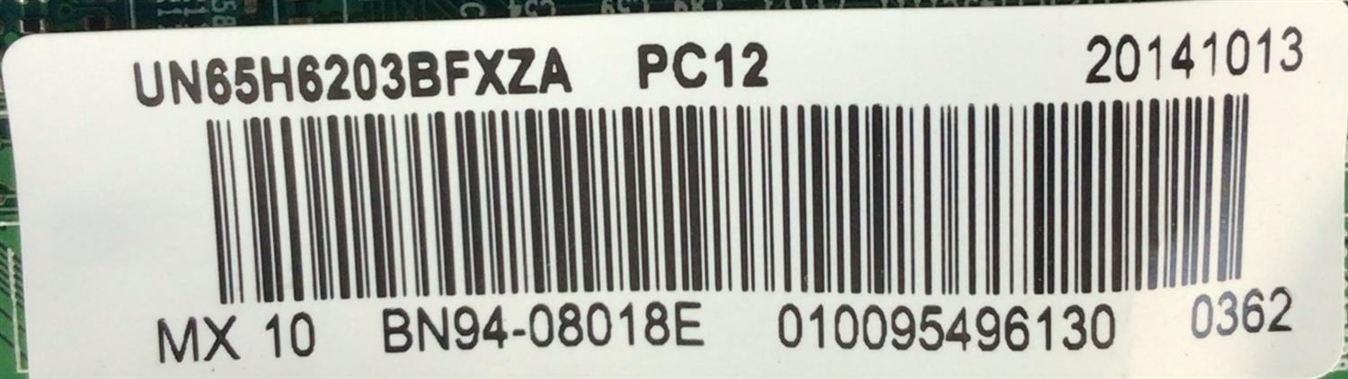 MAIN PARA SMART TV SAMSUNG / NUMERO DE PARTE BN94-08018E / BN41-02245A / BN41-02245A / MODELO UN65H6203BFXZA IH01 - Imagen 4